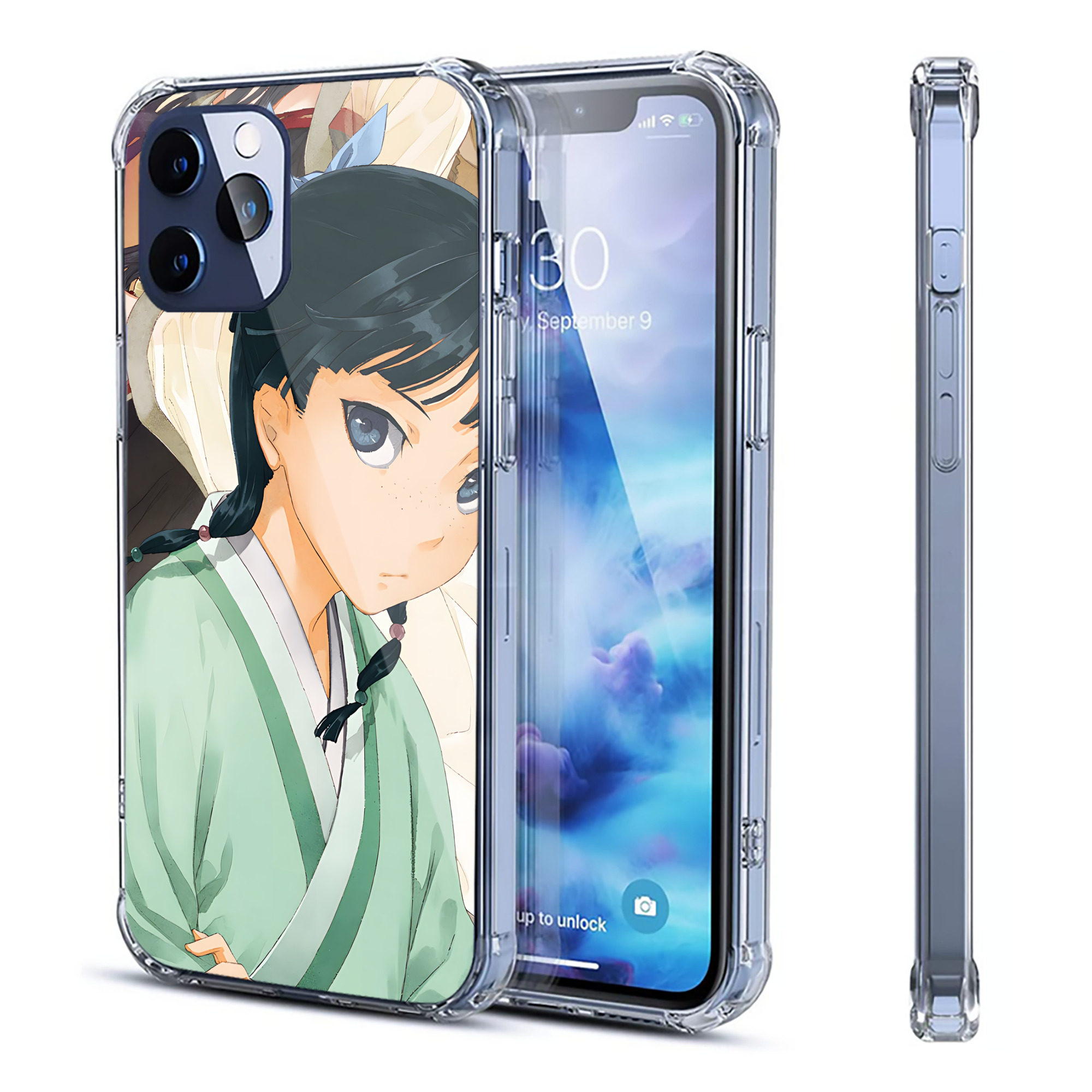 （画像用） 薬屋のひとりごと The Apothecary Diaries 【iPhone 12シリーズ対応】透明スマホケース（クリアソフトケース）